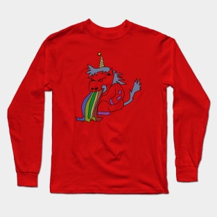 Kotzendes Einhorn Long Sleeve T-Shirt